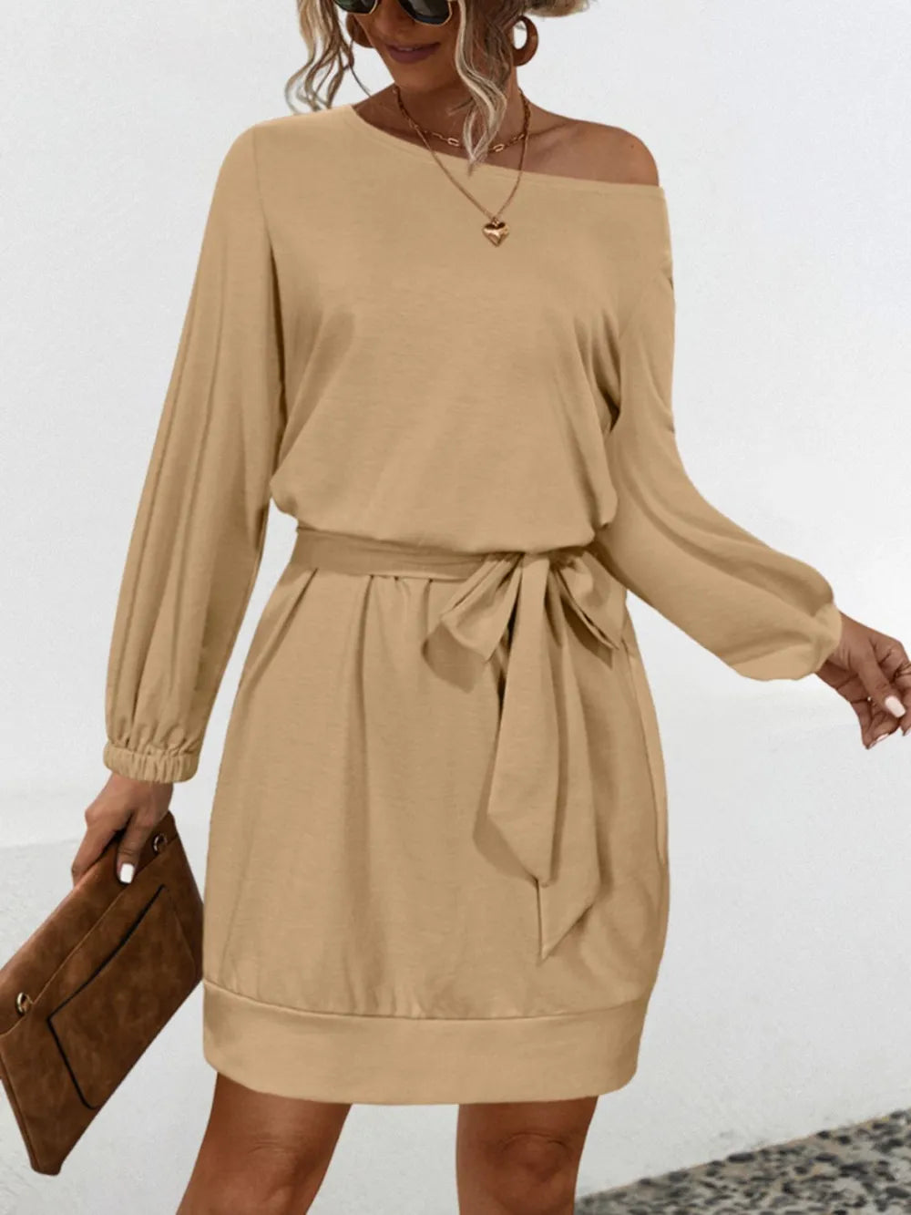 artisanal brown dress Kontenta AMBAR CROCHET ARTISANAL CROCHET DRESS