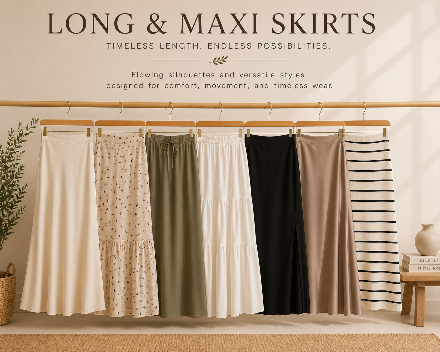 Long & Maxi Skirts
