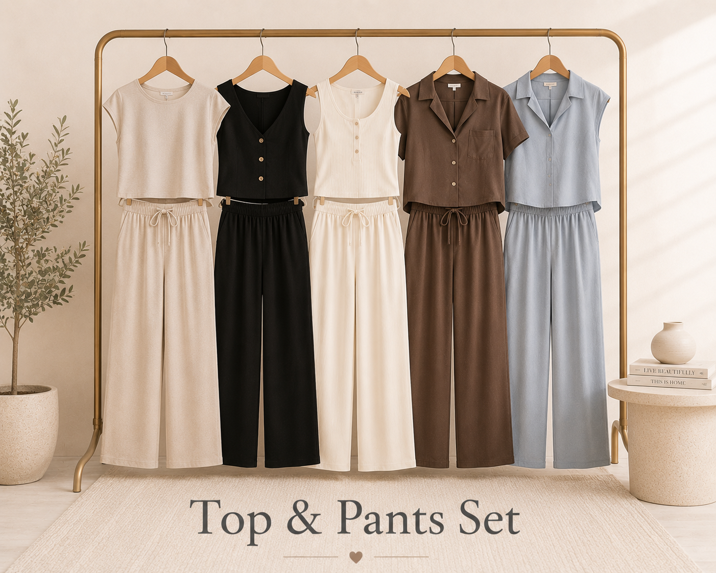 Top & Pants Set