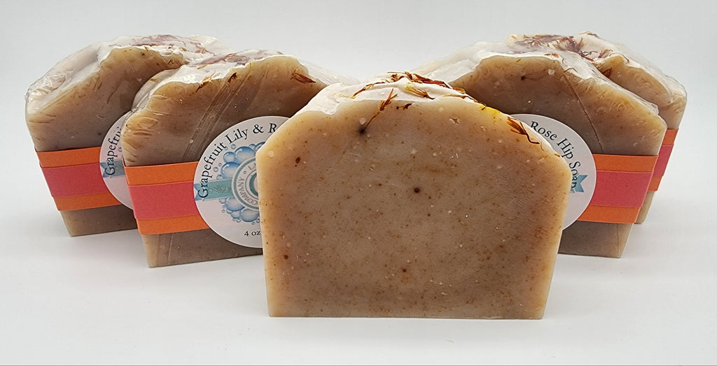 Grapefruit Lily & Rose Hip Skin Loving Soap