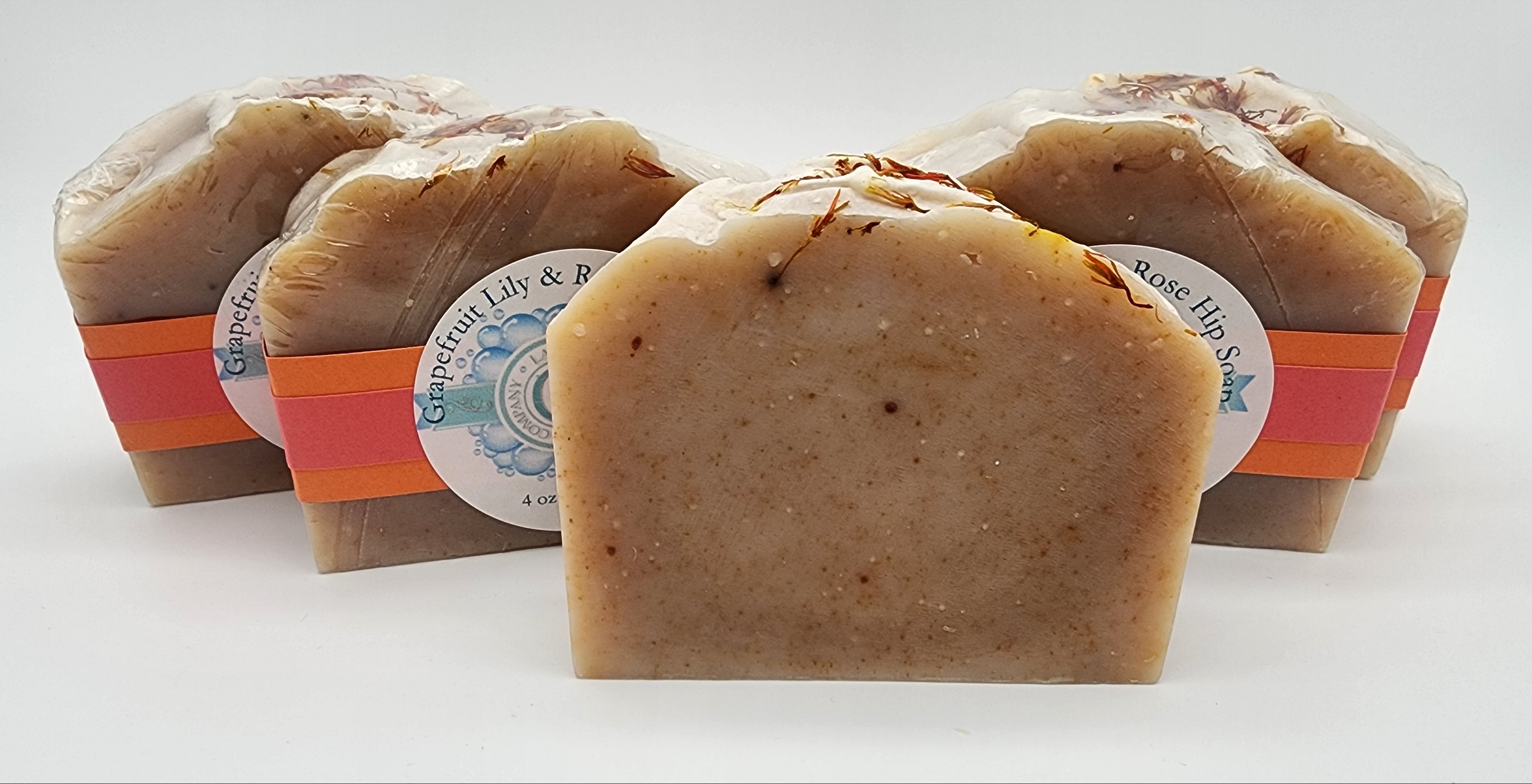 Grapefruit Lily & Rose Hip Skin Loving Soap