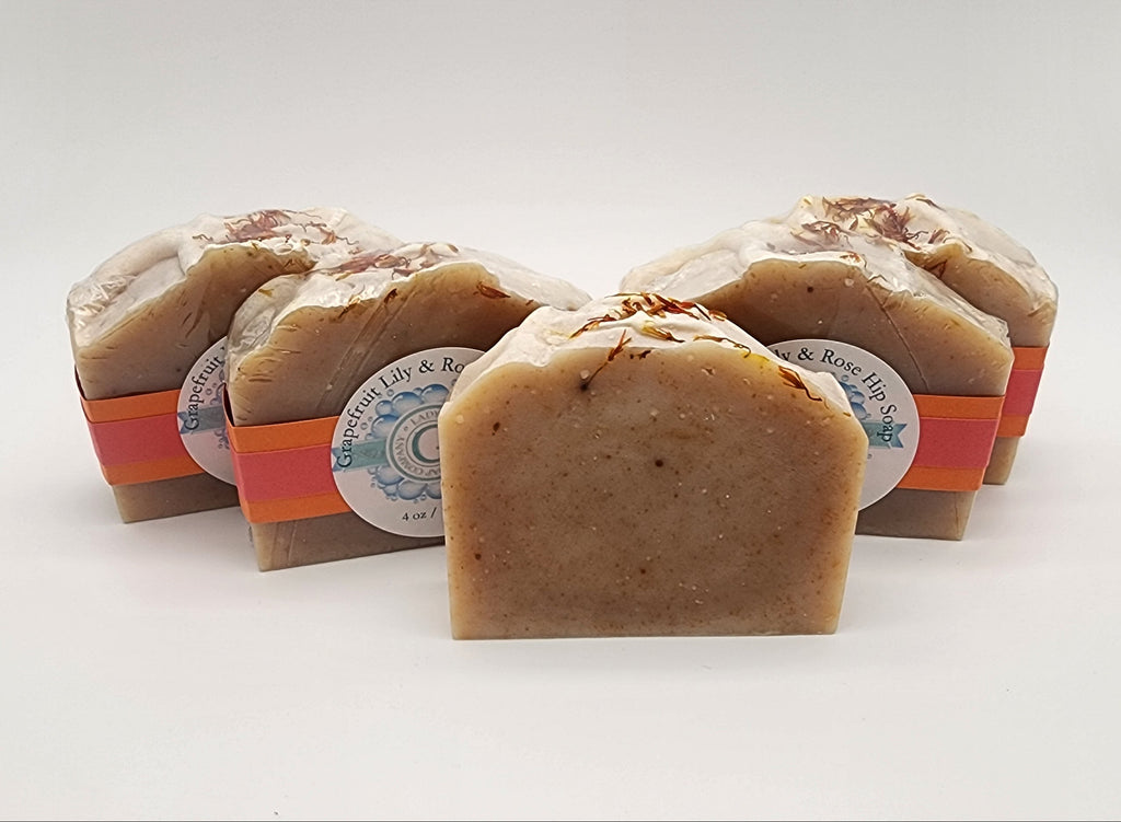 Grapefruit Lily & Rose Hip Skin Loving Soap