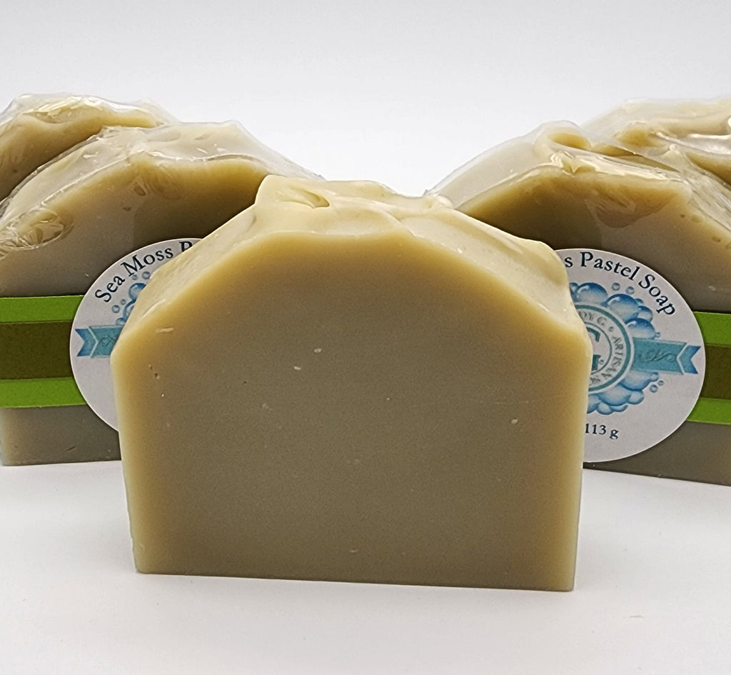 Sea Moss Shea Butter Infused Pastel Soap