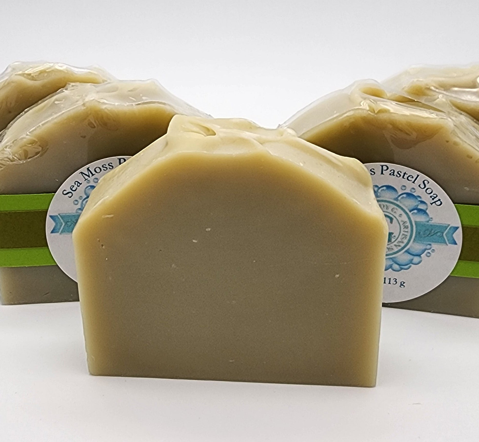 Sea Moss Shea Butter Infused Pastel Soap