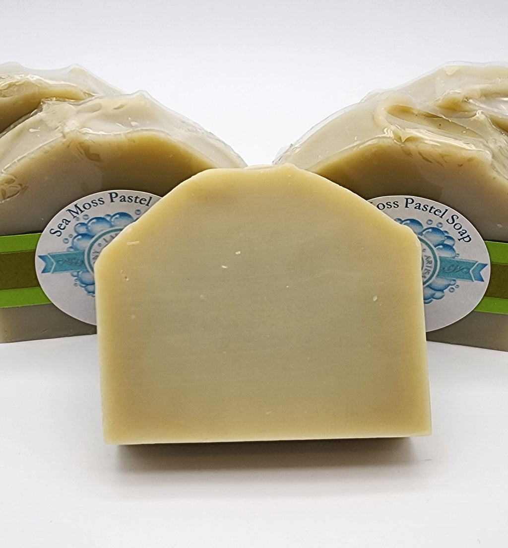 Sea Moss Shea Butter Infused Pastel Soap