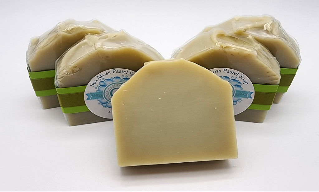 Sea Moss Shea Butter Infused Pastel Soap