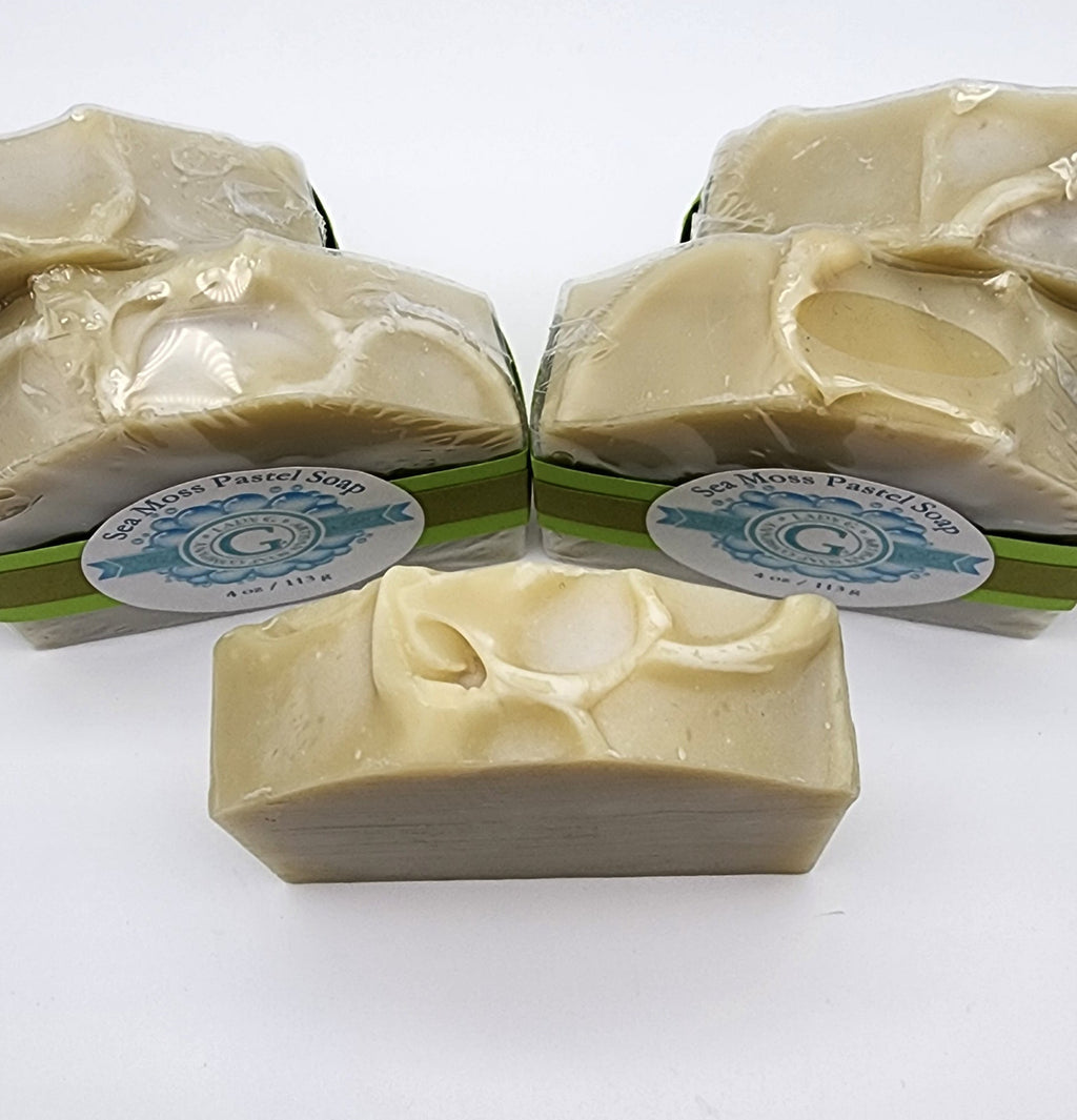Sea Moss Shea Butter Infused Pastel Soap