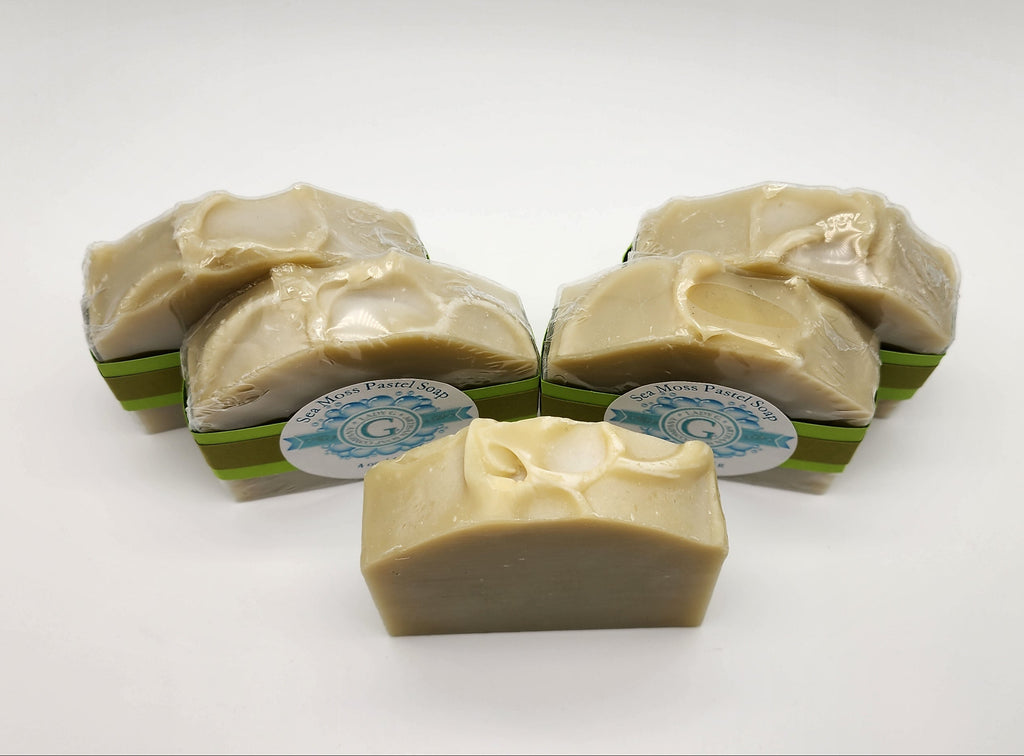Sea Moss Shea Butter Infused Pastel Soap