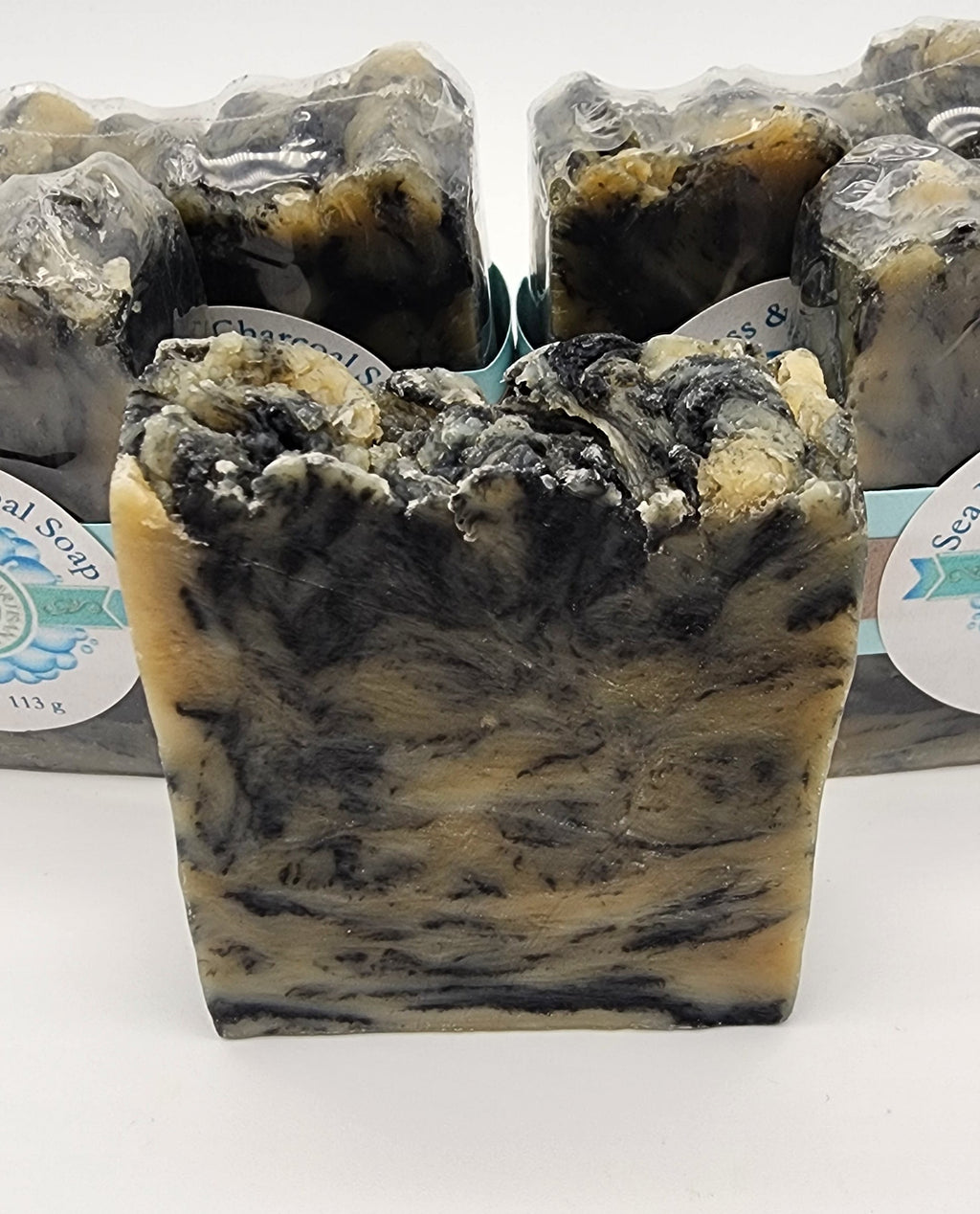 Sea Moss, Sea Clay, & Charcoal Spa Soap
