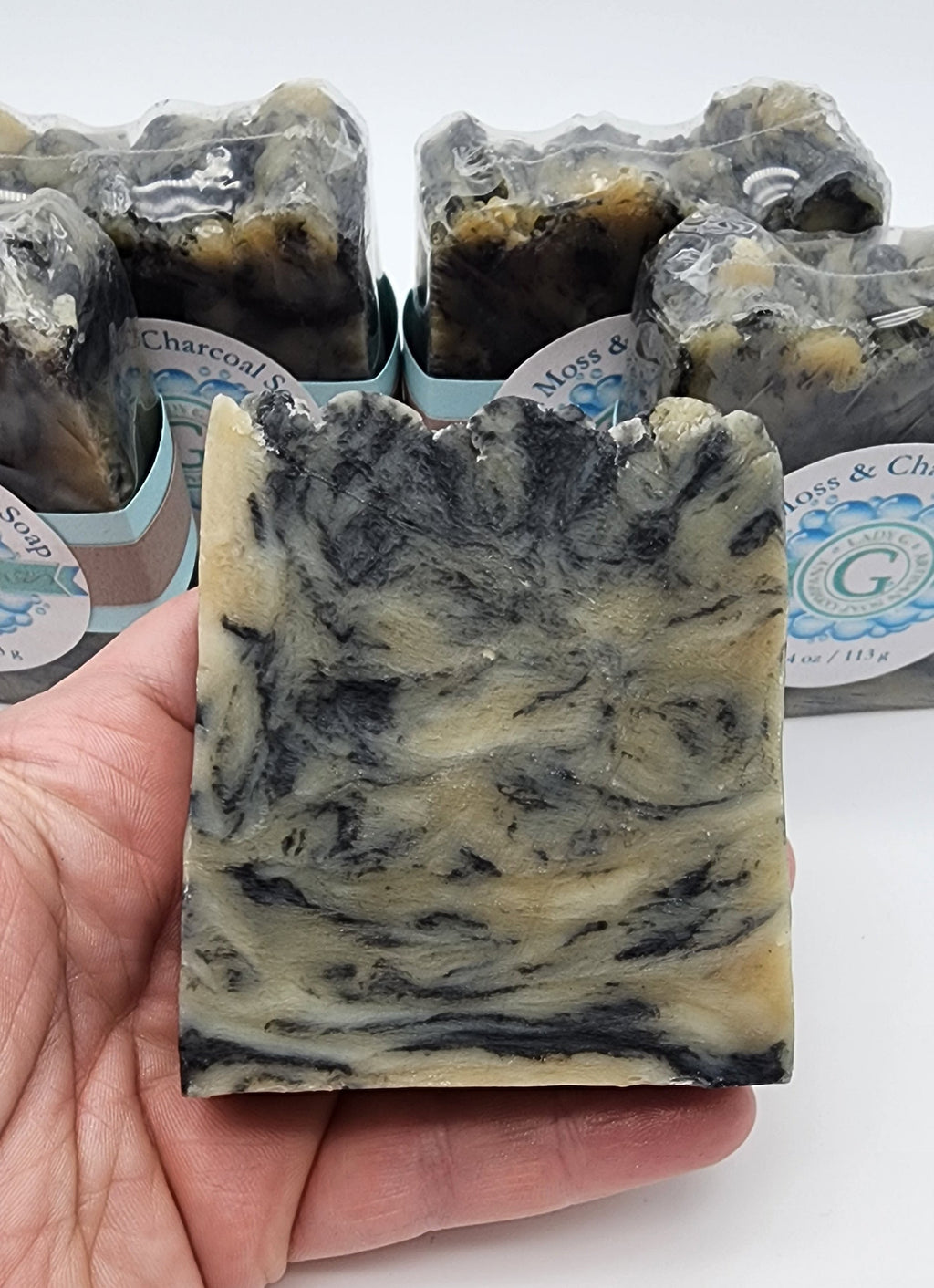 Sea Moss, Sea Clay, & Charcoal Spa Soap