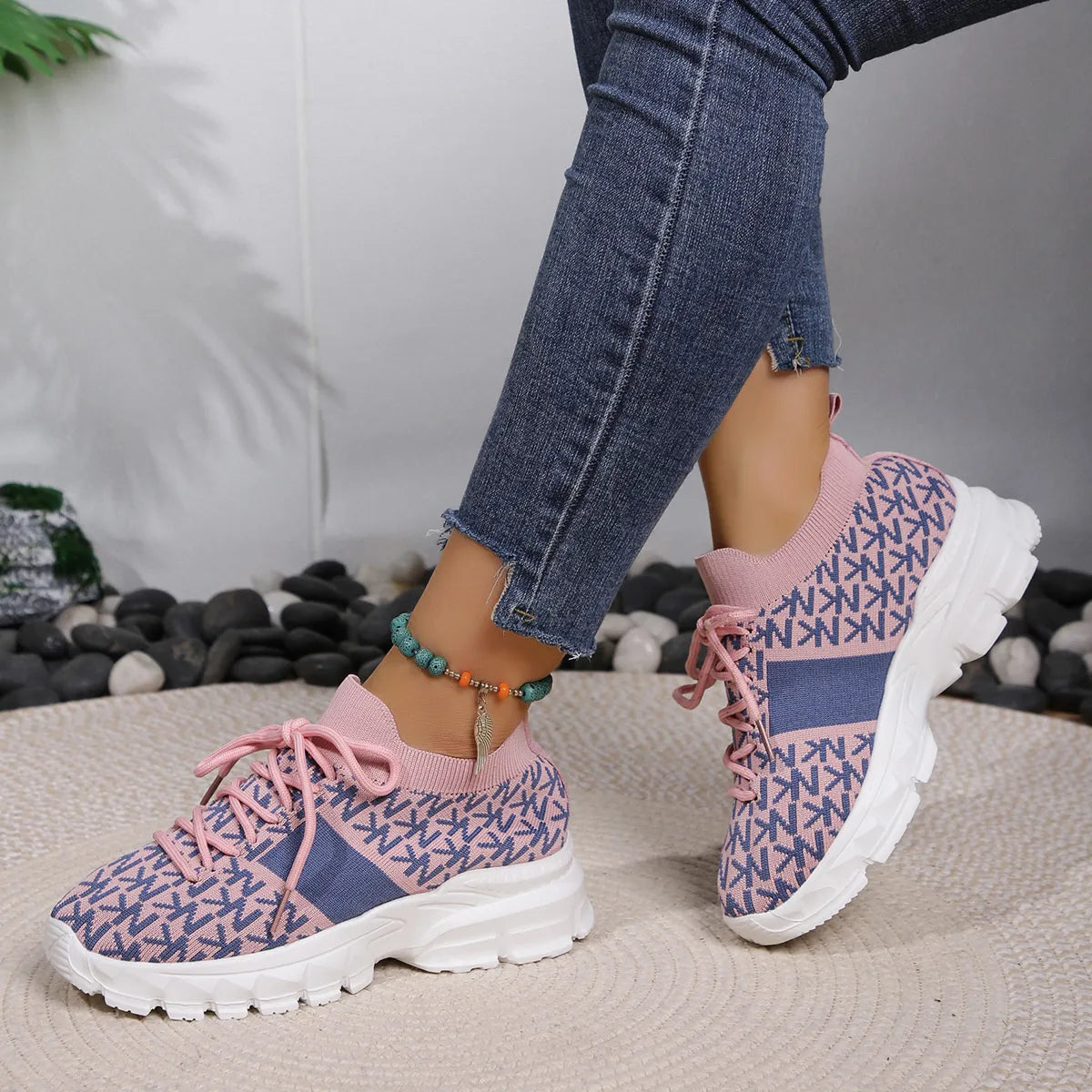Lace Up Platform Sneakers