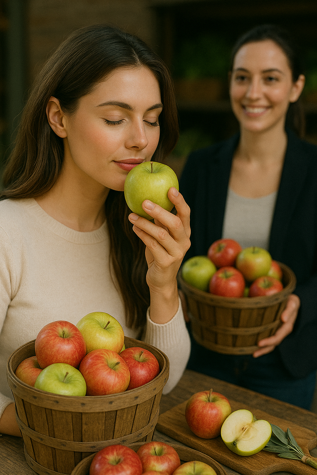 Barra de loción sólida de manzana crujiente