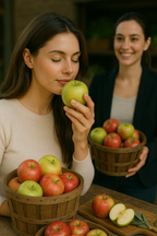 Barra de loción sólida de manzana crujiente