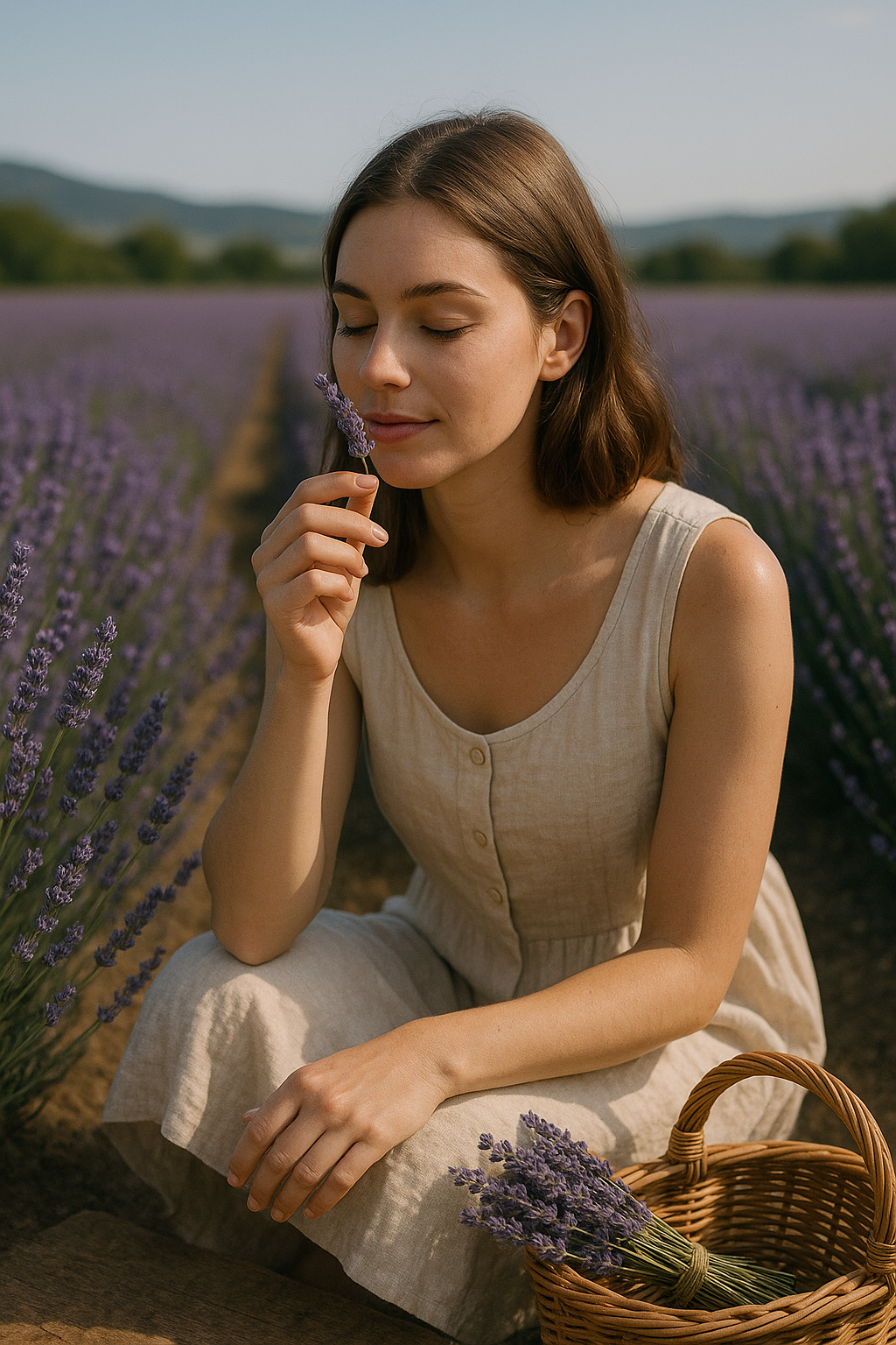 Barra de loción sólida de lavanda