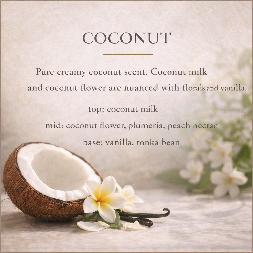 Barra de loción sólida de coco