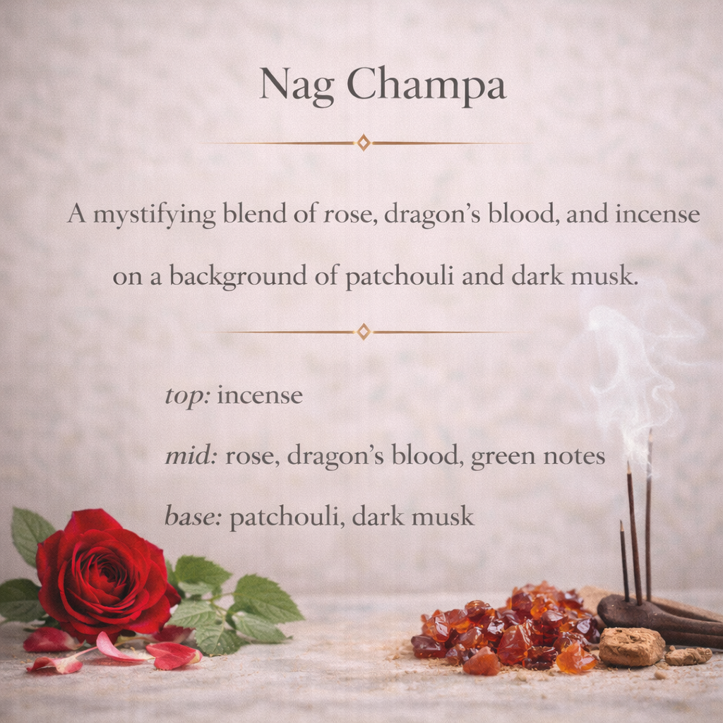 Nag Champa Roller Perfume | Smoky Incense Perfume Oil