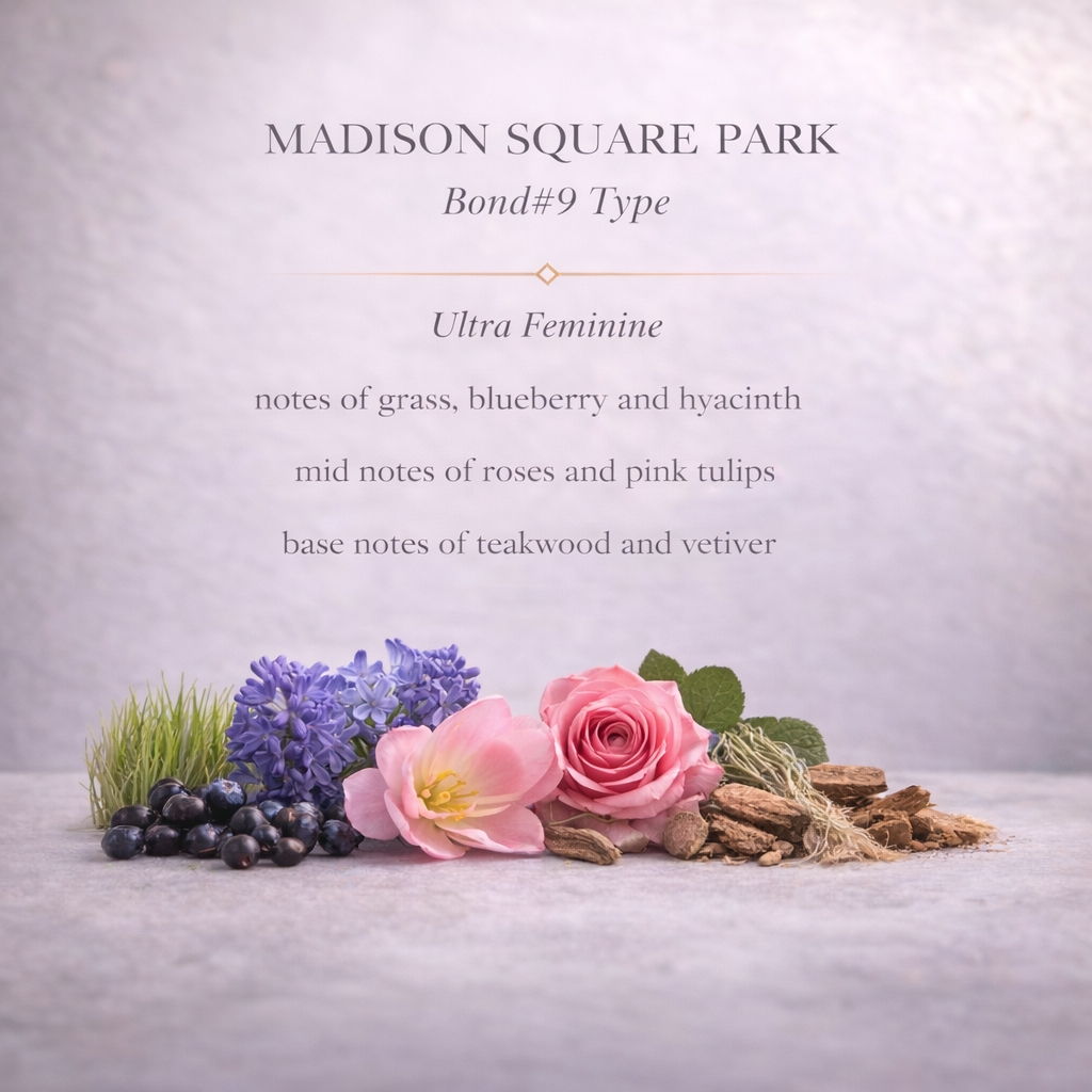 Madison Square Park Roller Perfume | Fresh Green Floral Perfume Oil