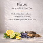 Fierce Roller Perfume | Fresh Woods Citrus Cologne Perfume Oil