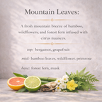 Mountain Leaves Perfume Oil Roller | Bamboo Wildflower Forest Fern Perfume Oil