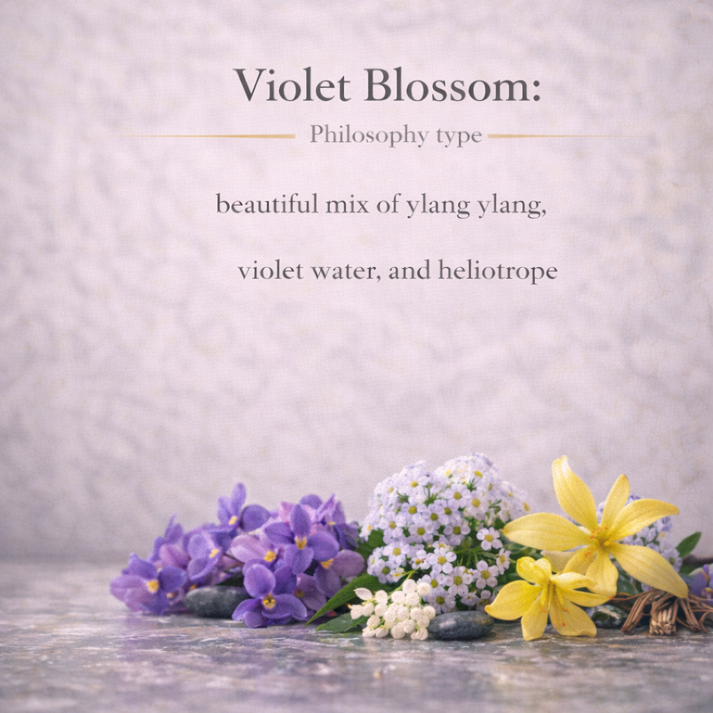 Aceite perfumado en roll-on de flor de violeta
