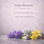 Aceite perfumado en roll-on de flor de violeta