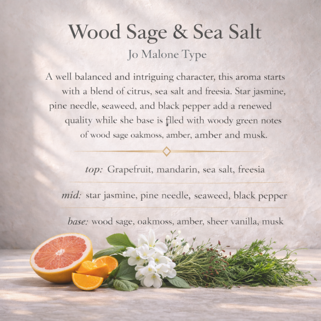 Wood Sage & Sea Salt Perfume Oil Roller