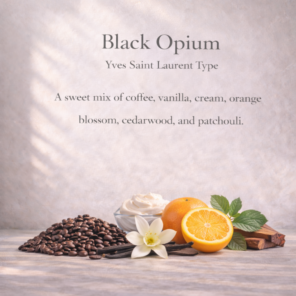 Perfume en roll-on de opio negro