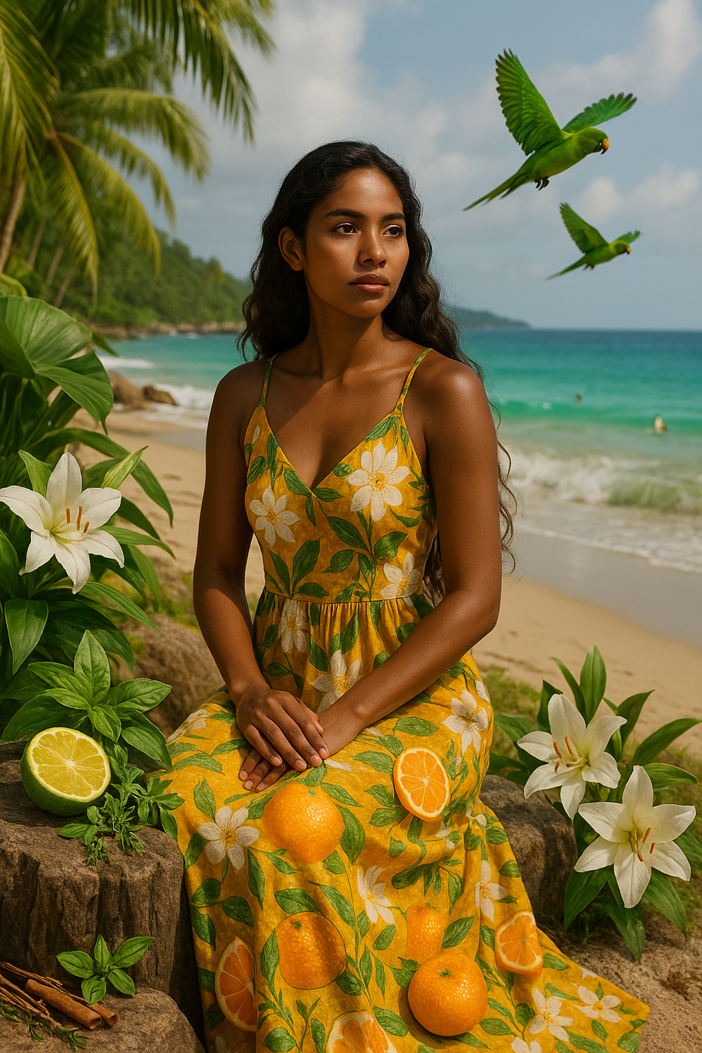Lime Basil Mandarin Roller Perfume | Citrus Basil Luxe Perfume Oil