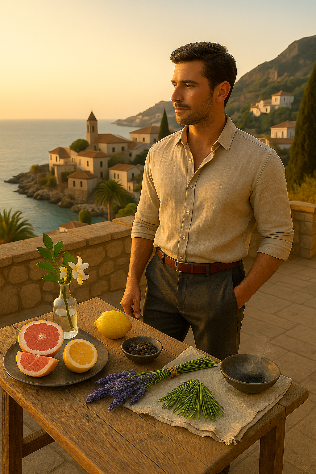 Perfume en roll-on de vetiver gris