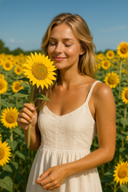 Roll-on de perfume de girasol
