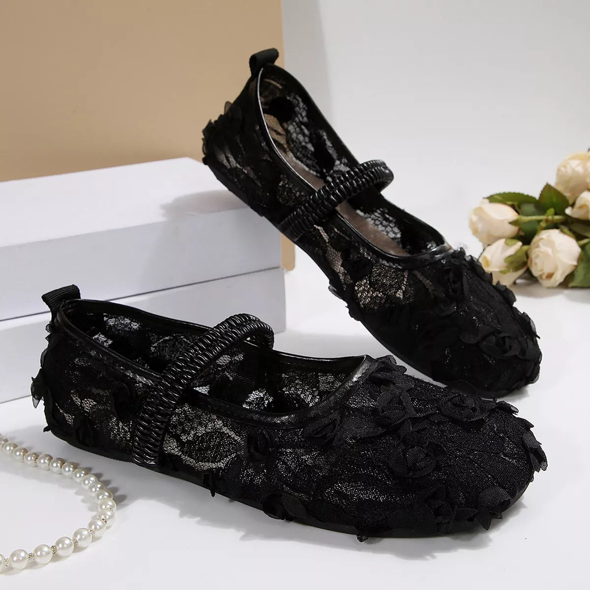 Round Toe Flats Slip-Ons