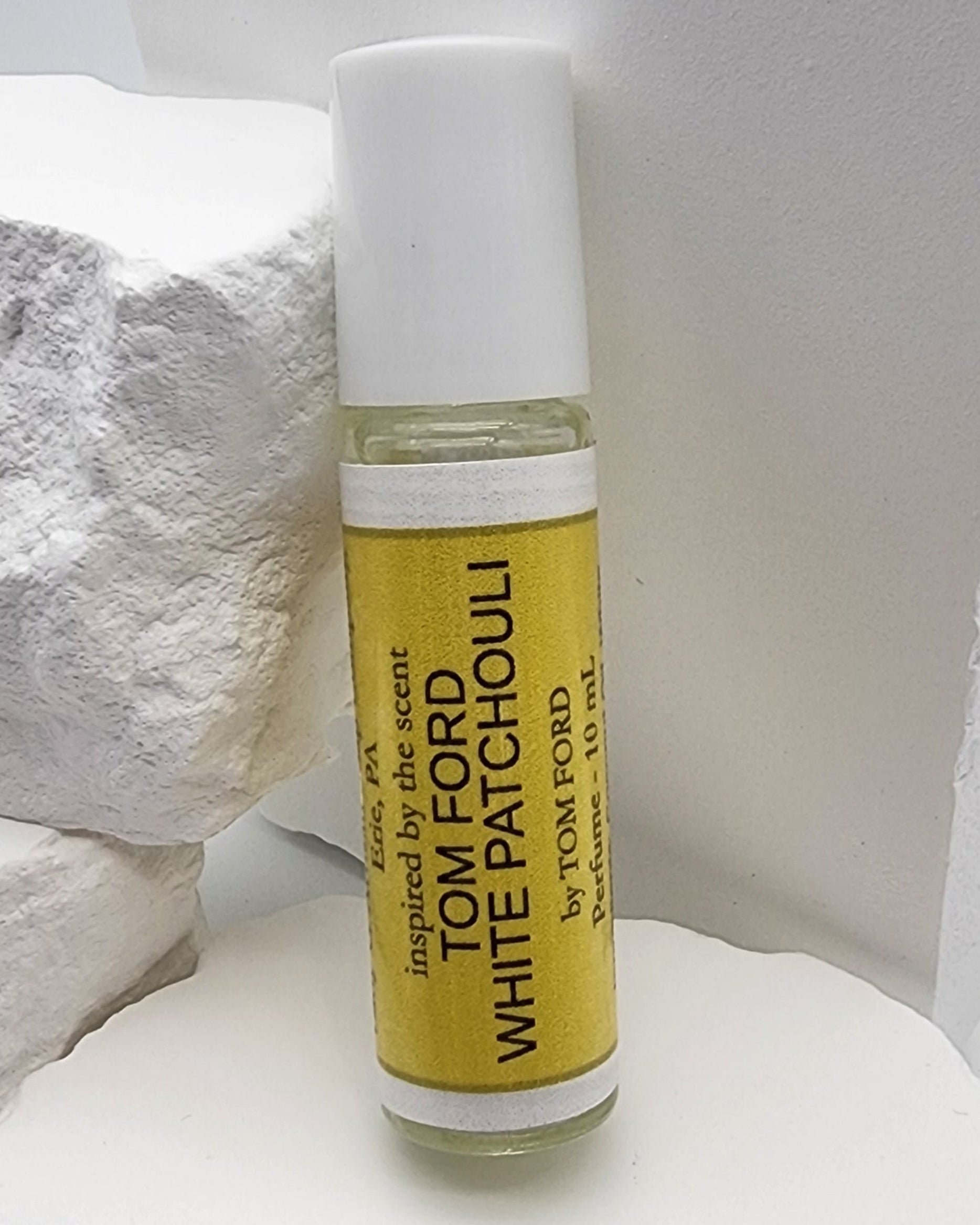 Aceite perfumado en roll-on de pachulí blanco