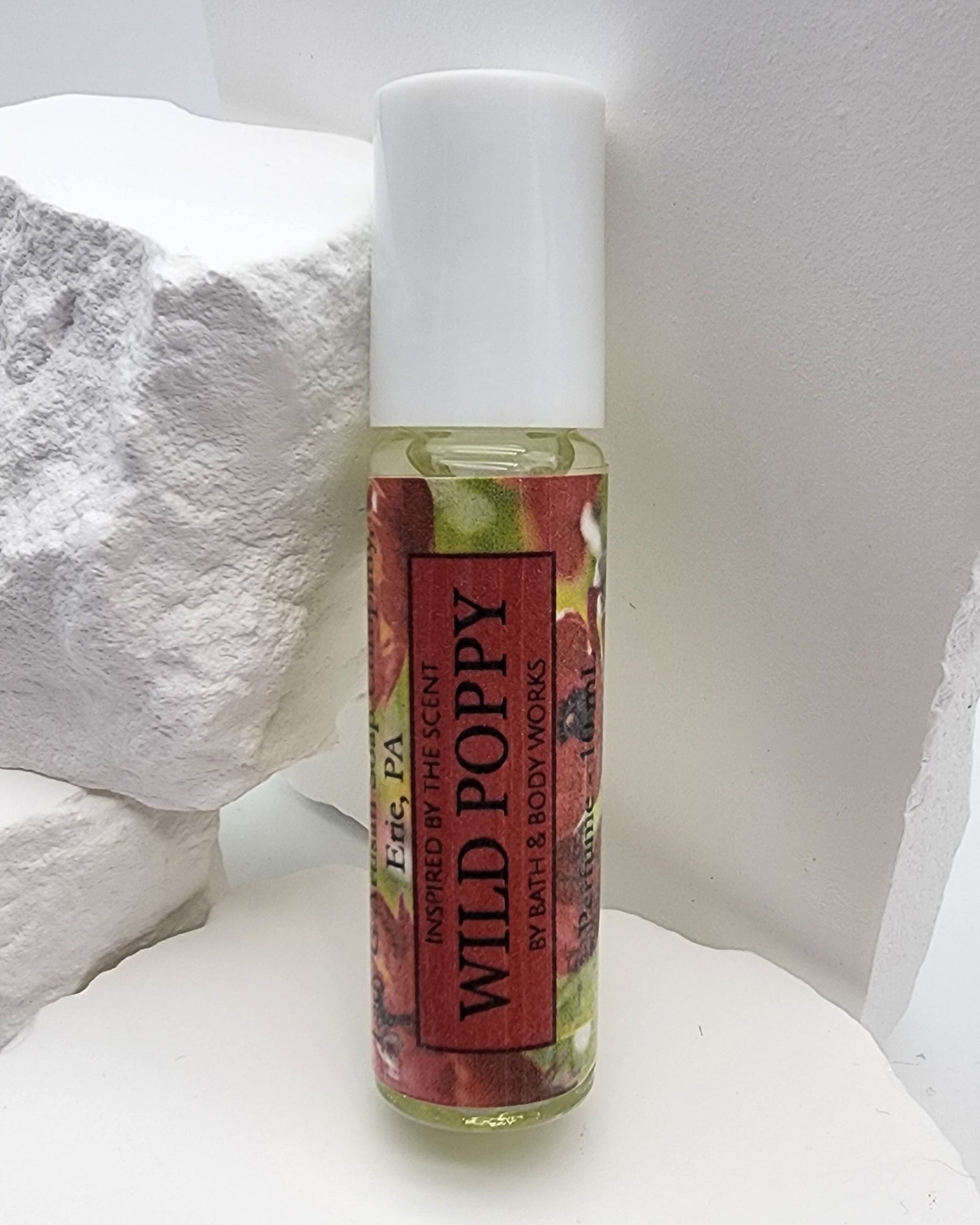 Perfume en forma de rodillo de amapola silvestre