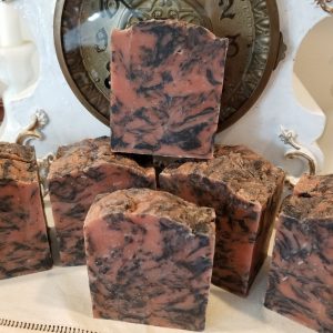 Strawberry & Charcoal Artisan Soap